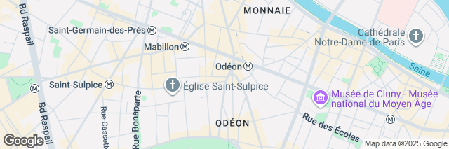 Google Maps Paris 06 Odeon, 6 Rue des Quatre Vents, Paris, 75006, France
